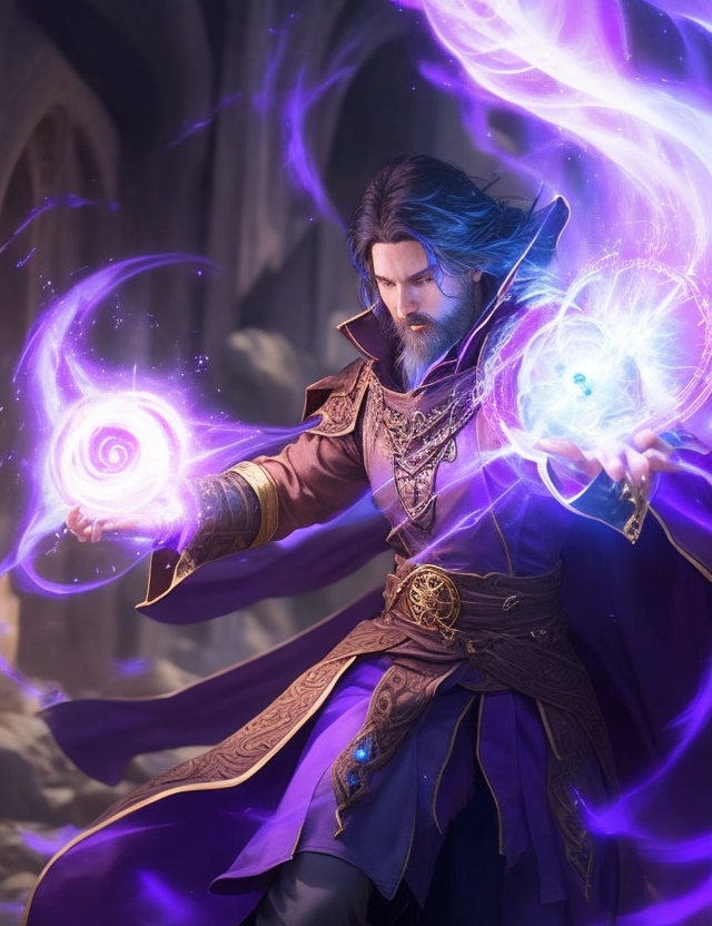 image of a fantasy mage hero.